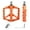 Orange, variant on BQBQERT 9/16In Thread Bicycles Pedals Antislip Sealed Bearing for Bike, Bicycles Pedals Footrest Mountain Bikes Pedals Platform