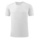 thumbnail image 3 of Puntoco Hombre Verano Color Sólido Casual Suelto Manga Corta Cuello Redondo Camiseta Manga Corta Cuello Redondo top/Camisa Blanco Xxl, Regalo Para Mujer, 3 of 7