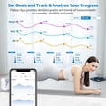 thumbnail image 6 of ABLEGRID Smart Digital Scale for Body Weight and Fat Percentage Battery Powered, BMI Muscle Mass Composition Analyzer with Fitness App, 400lb, 6 of 10