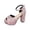 Pink, variant on Jane Wardrobe Women’S Pointed Toe Slingback Stiletto Heel Pumps, Closed Toe Low Thin Heel Dress Shoes, Smooth PU Casual Office Evening Party Heels, 1 Pair, Sizes 35 Through 42