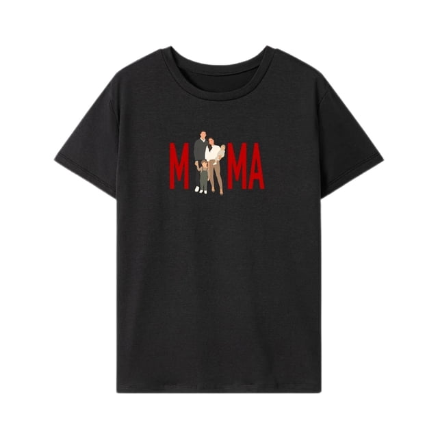 Camiseta para Mujer, Top de Manga Corta, Disfraz, Camiseta Clásica de Cuello Redondo para Vacaciones SG