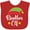 Red, variant on Inktastic Christmas Brother Elf Holiday Boys Baby Bib