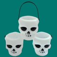 thumbnail image 3 of 6pcs Mini Halloween Candy Holder Novelty Witch Cauldron Bucket Kettle Skull Pot, 3 of 4