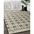 thumbnail image 2 of Ahgly Company Indoor Round Abstract Tan Brown Abstract Area Rugs, 5' Round, 2 of 6