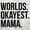 White, variant on Worlds Okayest Mama Mothers Day Mom Women's Long Sleeve T Shirt Brisco Brands S