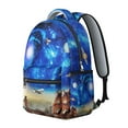 thumbnail image 2 of Sac à Dos pour Étudiants Cosmos Galaxie Espace Design pour Amateurs de Science-Fiction, Sangles Réglables, Sac d'École Durable et Confortable pour Étudiants, 2 of 5