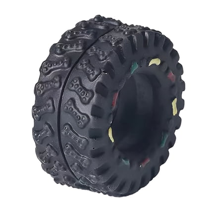 BESTSKY Tough Dog Toys For Aggressive Chewers Large Breed Rubber Tire Dog Toy For Teething Indestructible Dog Toys Durable Dog Chew Toys For Aggressive Chewers Puppy Small Medium Large