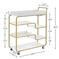 thumbnail image 3 of Retro Style Drink Trolley with Protective Railings / Prevent Accidents, 3 of 6