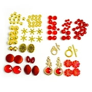 Jesse James Beads Red Crystal Window Box Loose Beads (100 Count)