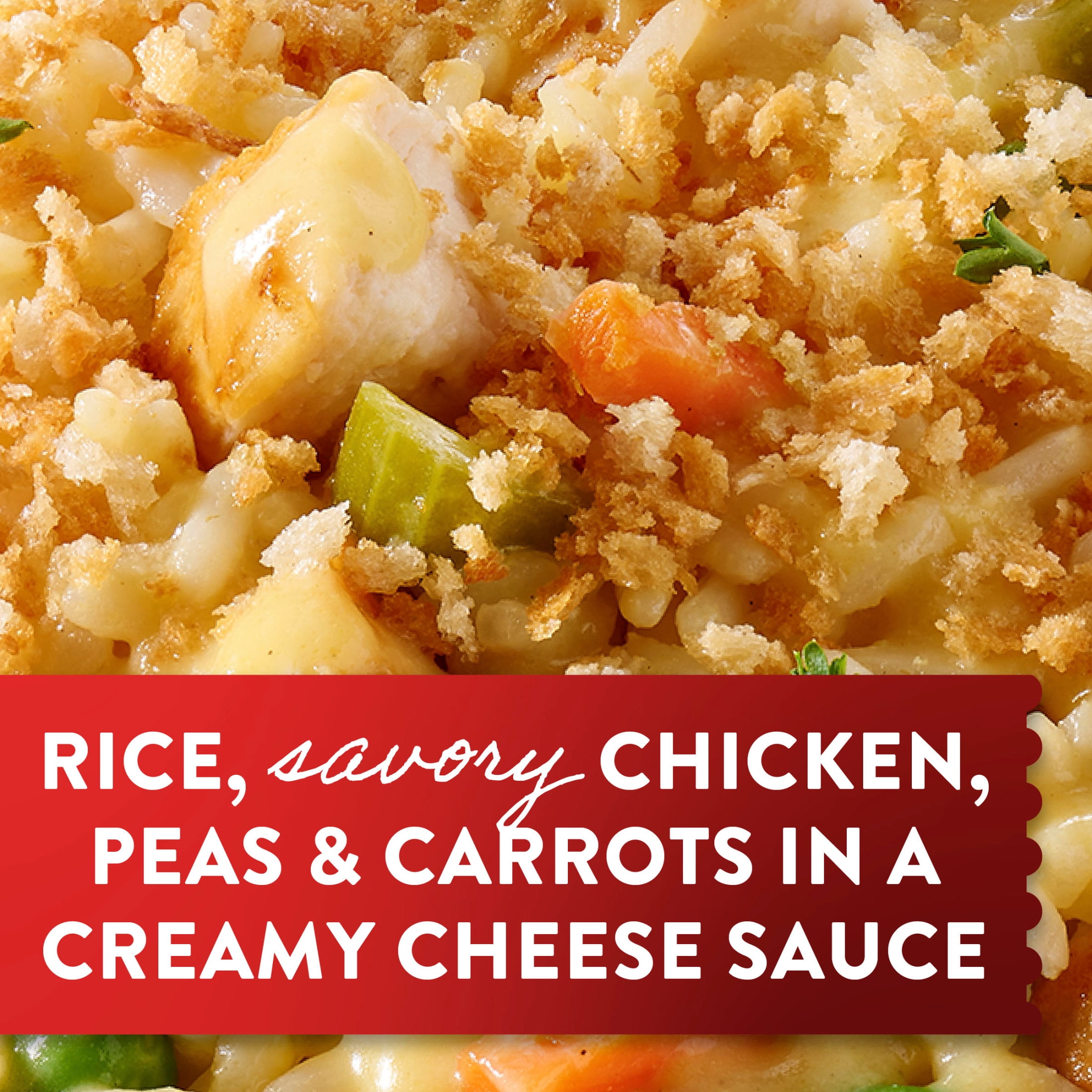 Stouffer’s Grandma’s Chicken and Vegetable Rice Bake, Family Size, Frozen Family Dinners 36 oz
