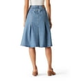 thumbnail image 4 of Levi Strauss Signature Women's and Women's Plus Vintage Pleated Skirt, Sizes 0-26, 4 of 7