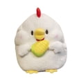 thumbnail image 2 of Peluche de animal, cómodo y abrazable, regalo de peluche, lindo muñeco de peluche. pollito blanco, 2 of 9