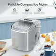 thumbnail image 7 of Electric Portable Compact Countertop Automatic Ice Cube Maker Machine with Visible Window and Ice Scoop 26lbs/Day, 7 of 7