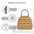 thumbnail image 4 of Disketp Dachshund Dog Puppy Bolsa Térmica para Almuerzo, Lonchera con Abertura Amplia y Gran Capacidad, Organizador Reutilizable para Mujeres, Hombres y Adultos, 4 of 6