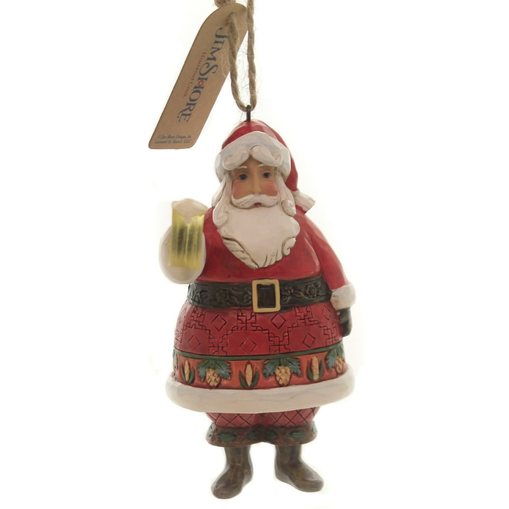 Jim Shore CRAFT BEER SANTA Polyresin Christmas Ornament Mug 6004304 ...