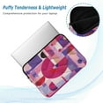 thumbnail image 5 of Laptop Bag Briefcases Computer Inner Bags Computer Bags Laptop Sleeves Work Travel School Bag16inch Pink and Purple Record Pattern, 5 of 8