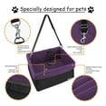 thumbnail image 3 of 212 Main PCD-42PP 16 in. Booster Dog Car Seat, Purple, 3 of 5