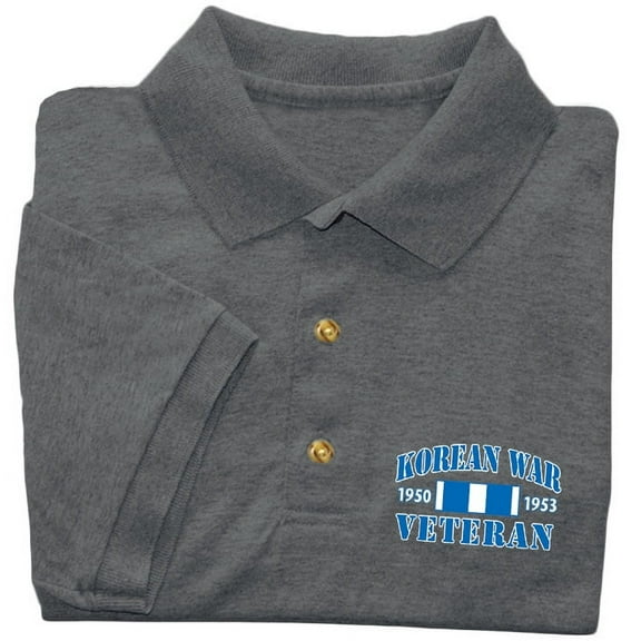 Korean War Veteran Polo Shirt Mens Collared Tee