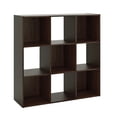 thumbnail image 3 of Solutions by Sauder 9-Cube Organizer Storage Cubby Unit, Cinnamon Cherry Finish, 3 of 5