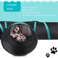 thumbnail image 4 of Túnel plegable para mascotas de 5 agujeros, tienda de campaña para gatos, túnel para conejos y pelota para gatos., 4 of 6