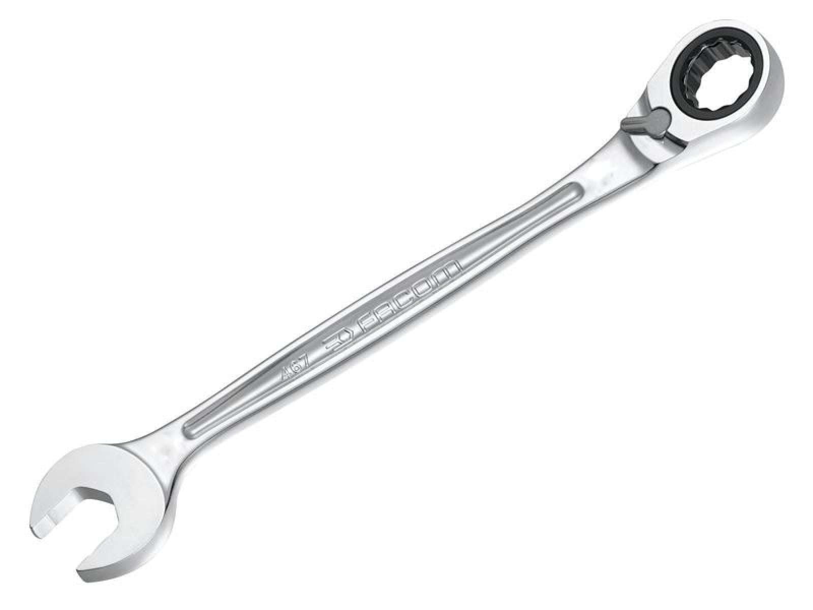 Clearance Facom 467AS.12 Metric Anti-Slip Ratcheting Combination Spanner 12mm 