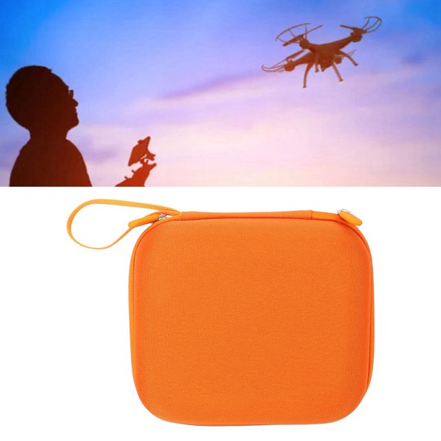 Drone Storage Bag, Drone Protective Case Rain Proof Zippered Mesh Pocket Stylish Spacious Capacity Fine Fitted Inner Tray for Hiking