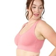 thumbnail image 6 of Coobie Women's Seamless Full Coverage Comfort Bra 9060, Pink Ginger, X-Large Size, 6 of 9