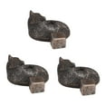 thumbnail image 1 of Dog Statue Rack Stepping Foot Pad Flower Pot Holder Resin Breathable Garden Tool Animal Design Family Potty Feet, 1 of 14