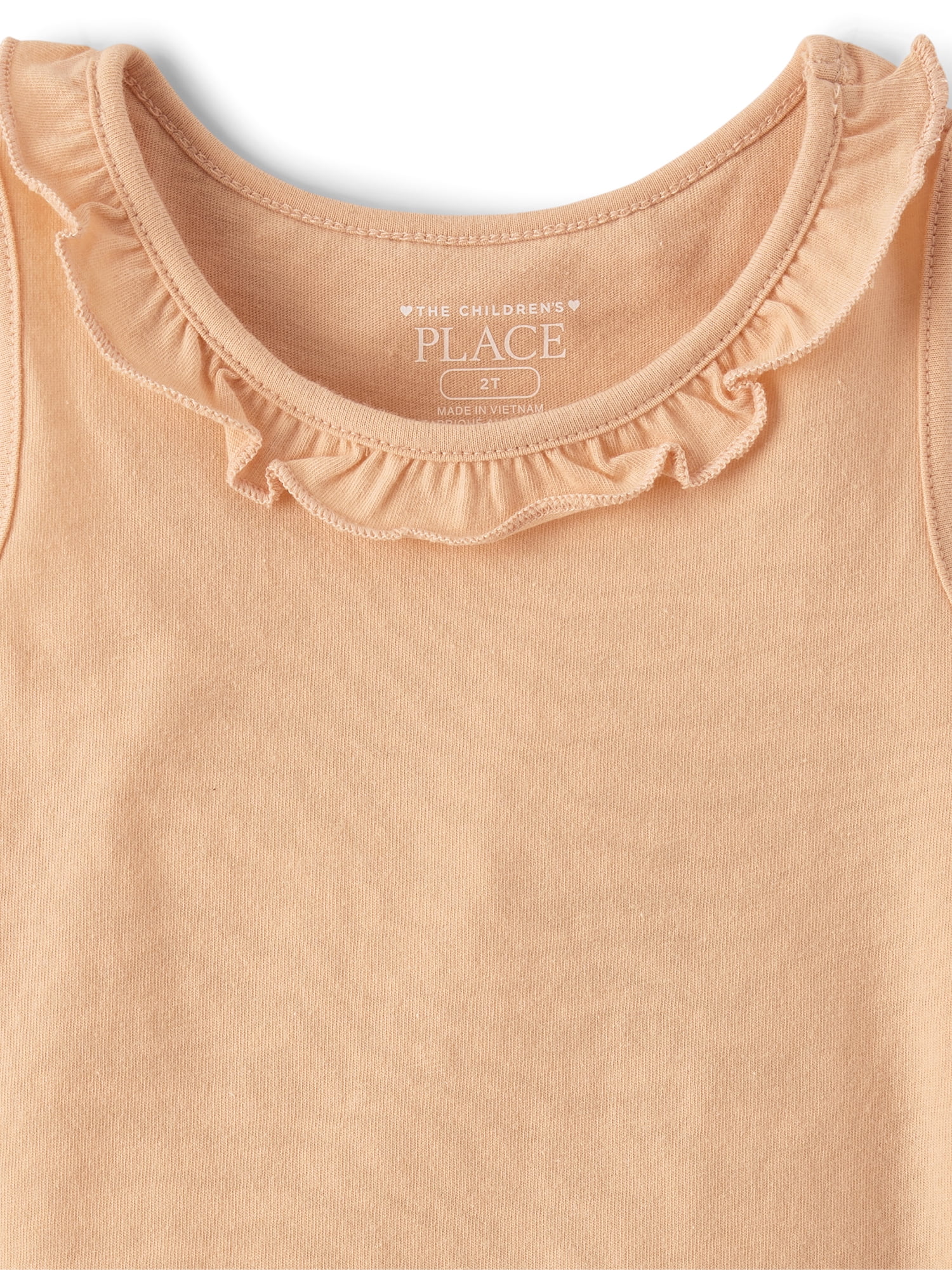 The Children's Place Toddler Girls Sleeveless Floral Flutter Tank Top, 4-Pack, Sizes 12M-5T
