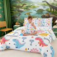 thumbnail image 5 of Erosebridal Cute Dinosaur Twin Bedding Sets for Kids Girls Boys, Funny Dino Bedding Comforter Set, 5 of 6