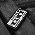 thumbnail image 4 of WIRESTER Shockproof Soft Rubber Cover Case for Samsung Galaxy S25 Edge 6.7 inch 2025, Retro Black Cassette Tape Hip Hop, 4 of 5