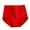 Red, variant on Daznico Womens Underwear - Women High Waist Postpartum Panties Full Coverage Soft Comfort Briefs - Panties for Women,Color:Rose Gold,Size:L