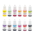 thumbnail image 1 of 12 botellas de 10ml, colorantes comestibles respetuosos con , de para , suministros para manualidades de resina D, 1 of 7