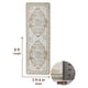 thumbnail image 3 of Sonoro Kate Alfombras de 2,5x8 para Salón Recámara, Alfombra Interior Boho Antideslizante Lavable a Máquina, Crema, 3 of 7