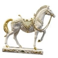 thumbnail image 2 of deevoka Horse Statue Artwork Desk Decoration Art Figurine for Table Living Room Home White, 2 of 9