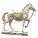 thumbnail image 3 of Estatua de caballo decorativa BLESIY resina 19,5 cm x 5 cm x 18,5 cm blanco, 3 of 8