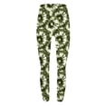 thumbnail image 5 of BiZtdJrK Butt Lifting Leggings for Women Milk Silk Soft Stretch Workout Leggings Tie Dye Prints Tummy Control Yoga Pants Full Length Tights Army Green S, 5 of 6