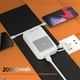 thumbnail image 2 of Power Bank CELULARTE Blanco con Cables Integrados y Carga Rápida para iPhone, Samsung, Xiaomi e iPad, 2 of 7