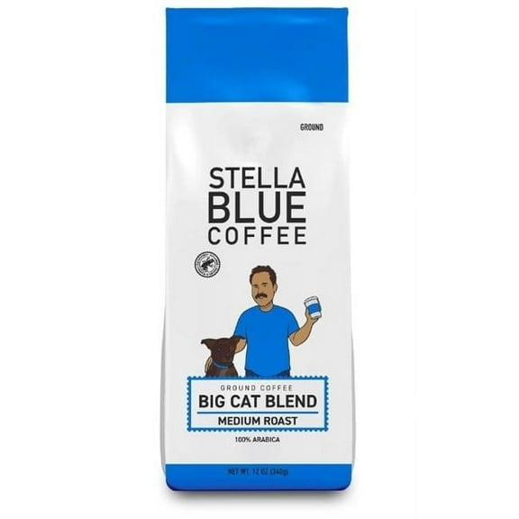 12 oz Big Cat Fresh Ground Coffee, Pack of 8