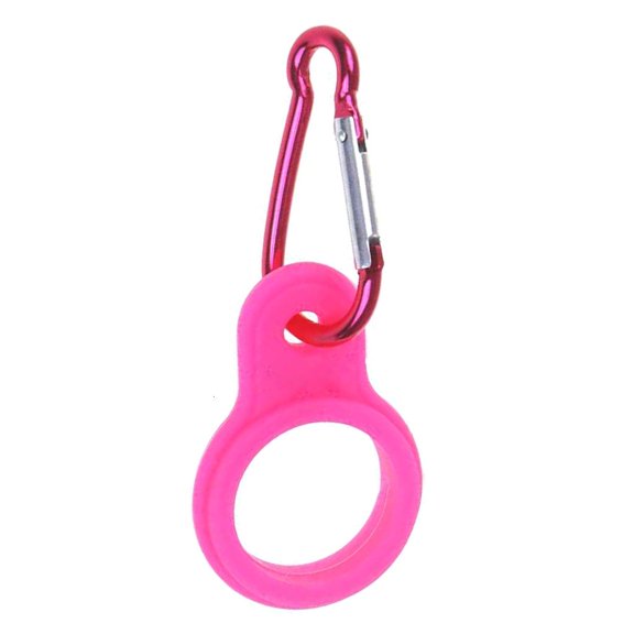 CIYISON Portable Silicone Water Bottle Buckle with Carabiner Clip Secure Bottle Holder