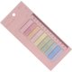 thumbnail image 1 of Marcapáginas Adhesivo con Regla, 200 Piezas Notas Adhesivas PET Transparente Pestañas de Índice de Notas Autoadhesivas Multicolor para Marcadores, Estudio, Oficina, Diario Escolar y Notas JM, 1 of 5