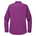thumbnail image 6 of Yellow Rooster Womens Long Sleeve Easy Care Shirt Deep Berry S, 6 of 6