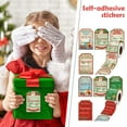 thumbnail image 4 of Christmas Self-Adhesive Sticker Labels 200PCS, Kraft Paper Gift Tags for Wrapping Packages Cards, Festive Designs, 4 of 8