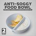 thumbnail image 4 of AISLE 3 ESSENTIALS Anti-Soggy Cereal Bowls, BPA-Free Materials, Divider | Dishwasher-Safe | Great for Cereal, Chips & Salsa, Oatmeal & Fruit (2-Pack)…, 4 of 7