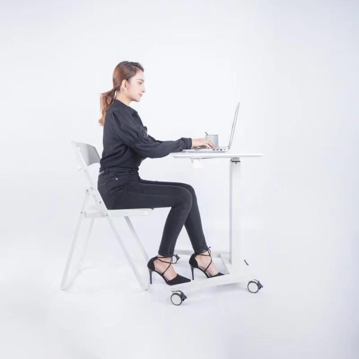 Newboti Furniture Compact Tech Desk Standing and Adjustable Desk BN.2552