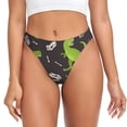 thumbnail image 1 of Balery Dinosaur Skeleton Tangas de Algodón para Mujer con Estampado – Ropa Interior Sexy, Transpirable, G-string-Small, 1 of 6