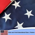 thumbnail image 4 of FLAGWIN American Flag 2x4 for Outside, US Flag 2x4 Heavy Duty Outdoor, 2x4 American Flag Outdoor with Embroidered Stars and 2 Brass Grommets, All Weather Lasting 2 x 4 USA Flag, 4 of 5