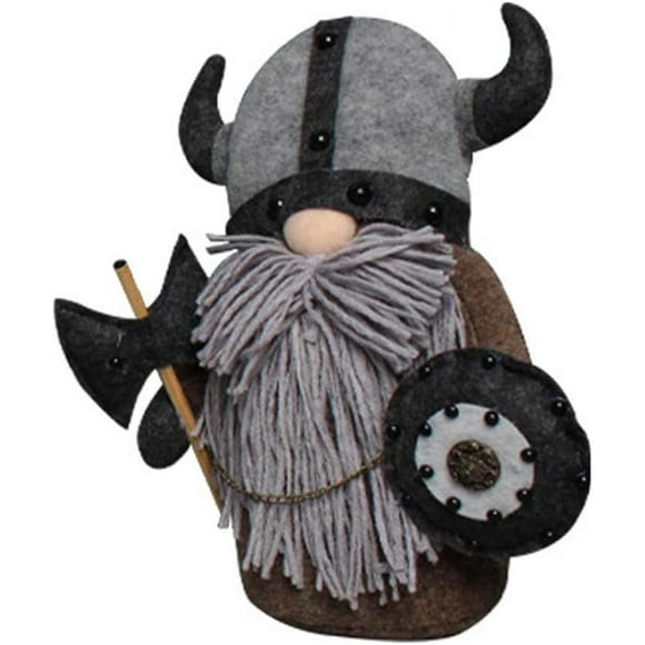 Viking Handmade Plush Gnomes - Faceless Gnome Plush Doll Knight Dwarf Viking Gladiator Figurine Table Ornaments Holiday Home Decoration