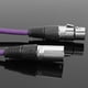 thumbnail image 4 of Cable XLR de 3 pines macho a hembra de 1 m Cable de cable de micrófono blindado (púrpura) WDOplteas Para estrenar, 4 of 8