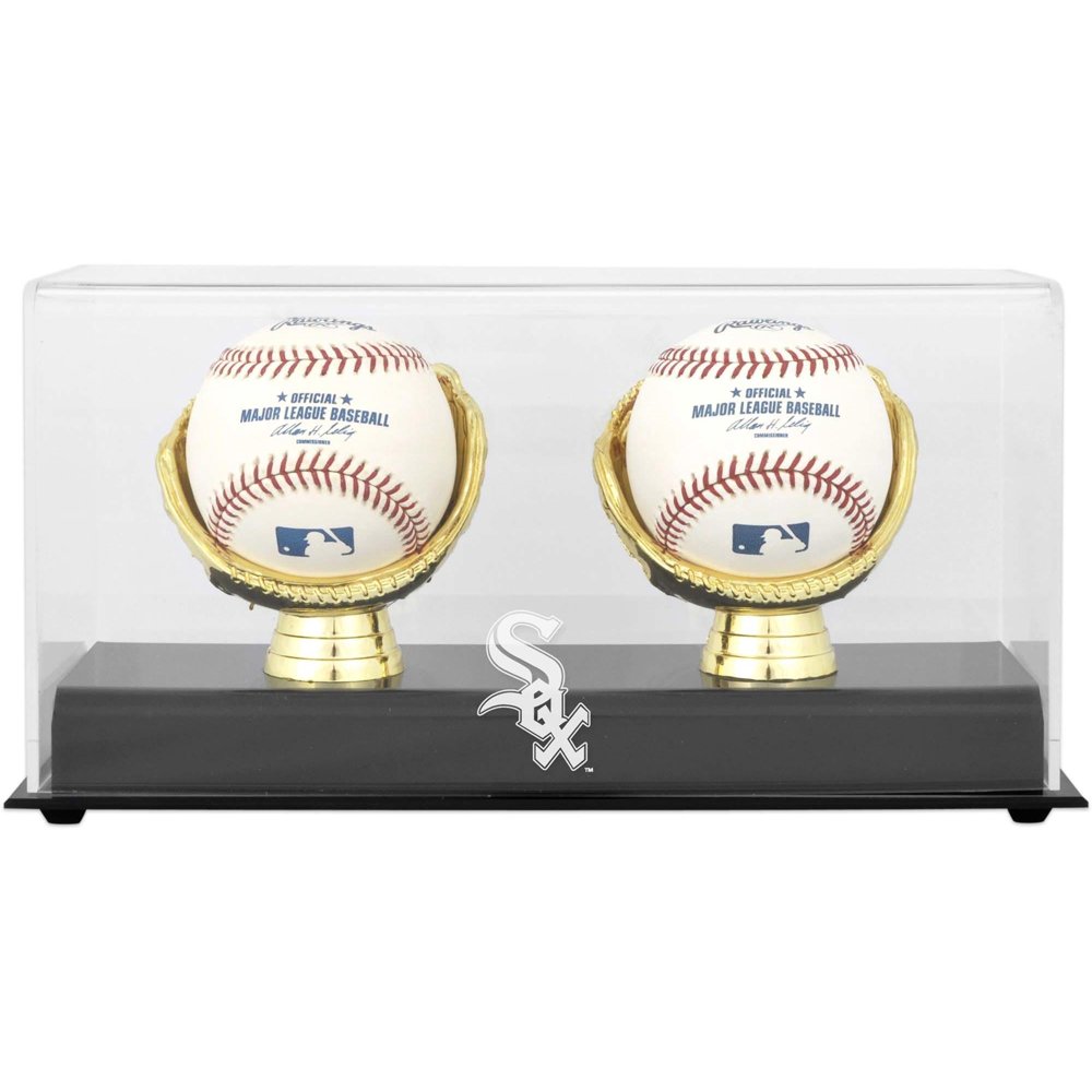 Chicago White Sox Gold Glove Double Baseball Logo Display